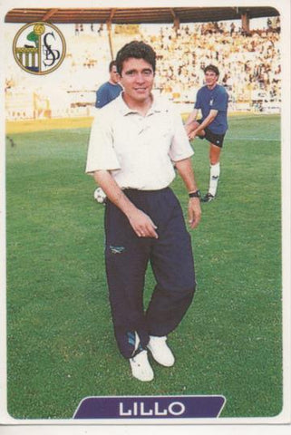 Cromo E004071: Trading Card. Las Fichas de la Liga 95-96. nº 380 Lillo. Entrenador. U.D. Salamanca