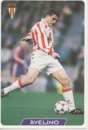 Cromo E004028: Trading Card. Las Fichas de la Liga 95-96. nº 311 Avelino. Centrocampista. R.Sporting de Gijón