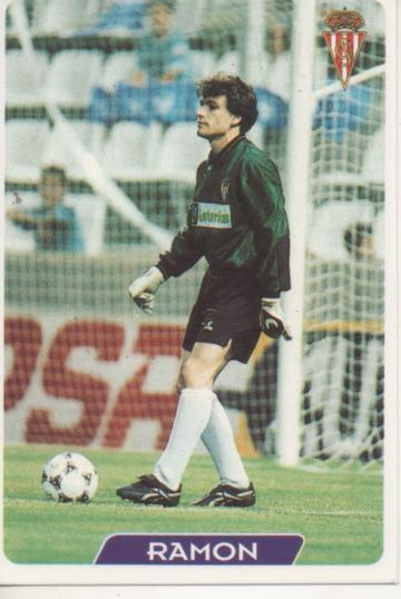 Cromo E004027: Trading Card. Las Fichas de la Liga 95-96. nº 310 Ramón. Portero. R. Sporting de Gijón