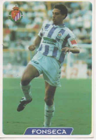 Cromo E004055: Trading Card. Las Fichas de la Liga 95-96. nº 341 Fonseca. Delantero. R Valladolid D.