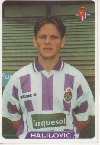 Cromo E004053: Trading Card. Las Fichas de la Liga 95-96. nº 339 Halilovic. Centrocampista. R Valladolid D.