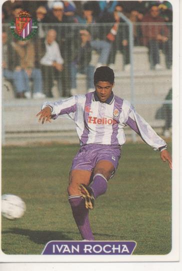 Cromo E004048: Trading Card. Las Fichas de la Liga 95-96. nº 332 Ivan Rocha. Defensa. R Valladolid D.