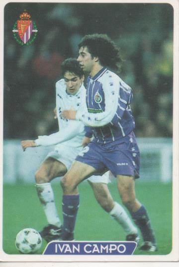 Cromo E004047: Trading Card. Las Fichas de la Liga 95-96. nº 332 Ivan Campo. Defensa. R Valladolid D.