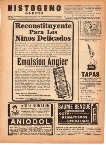 LAMINA V22823: Publicidad Emulsion Angier