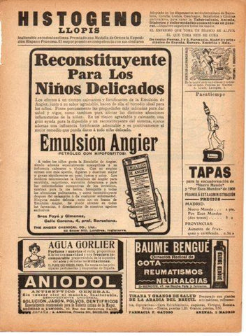 LAMINA V22823: Publicidad Emulsion Angier