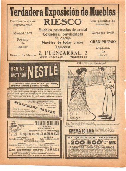 LAMINA V22876: Publicidad Nestle harina lacteada