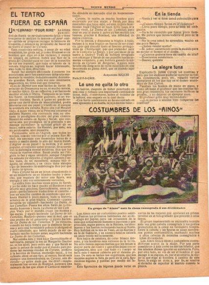 LAMINA V22874: Grupo de Ainos
