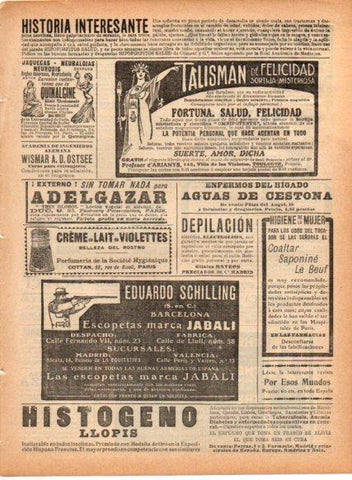 LAMINA V22855: Publicidad Histogeno Llopis