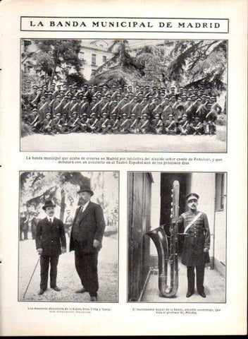 LAMINA V22852: La Banda Municipal de Madrid