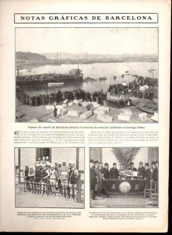 LAMINA V22818: Concurso de natacion en Barcelona