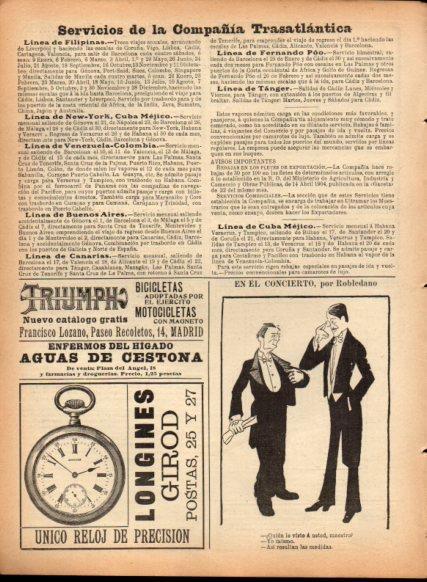 LAMINA V22782: Publicidad Longines Girod