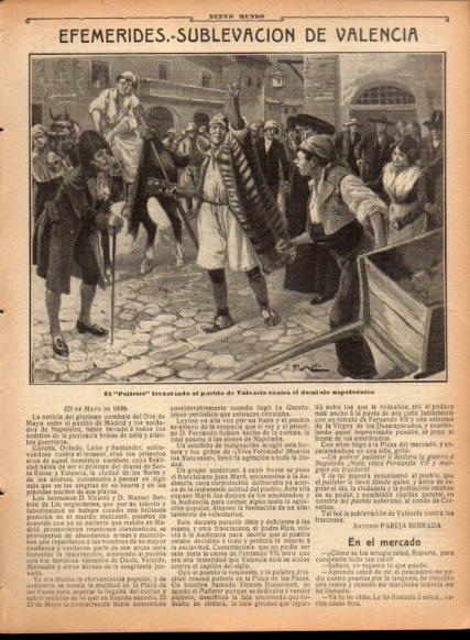 LAMINA V22772: El Palleter contra el dominio napoleonico en Valencia