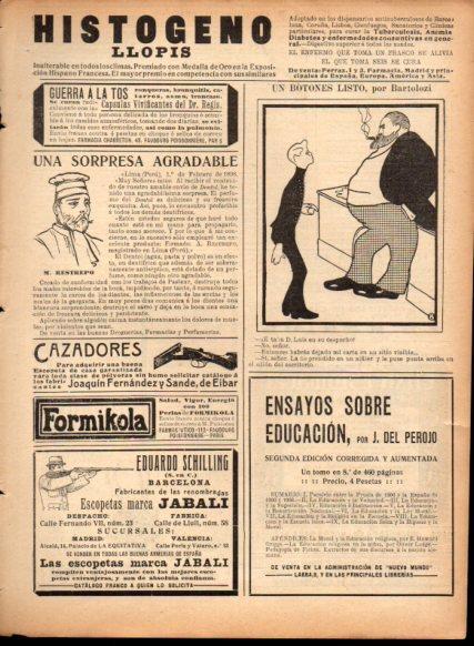 LAMINA V22769: Publicidad Capsulas Vivificantes del Doctor Regis