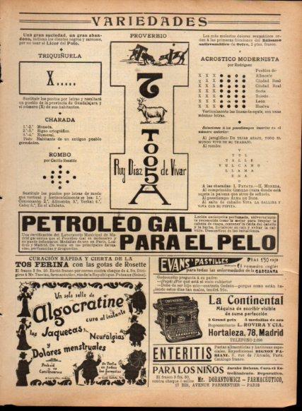 LAMINA V22765: Publicidad de Algocratine