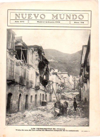 LAMINA V22788: Calle de Messina tras el terromoto