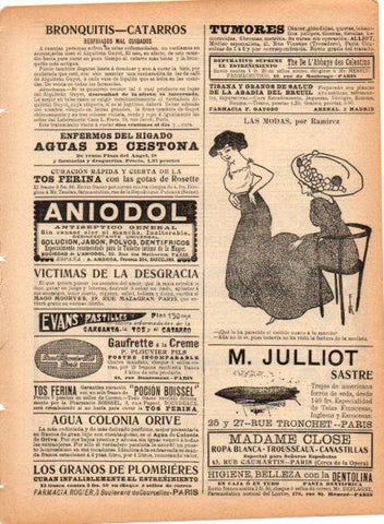 LAMINA V22878: Publicidad Evan's Pastilles