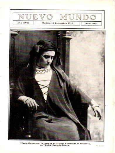 LAMINA V22959: Maria Guerrero en Doña Maria la Brava