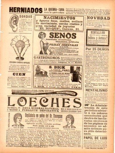 LAMINA V22969: Depilatorio en polvo del Doctor Thompson