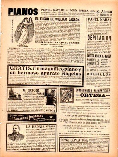 LAMINA V22953: Publicidad Comprimidos Alimenticios Ortega