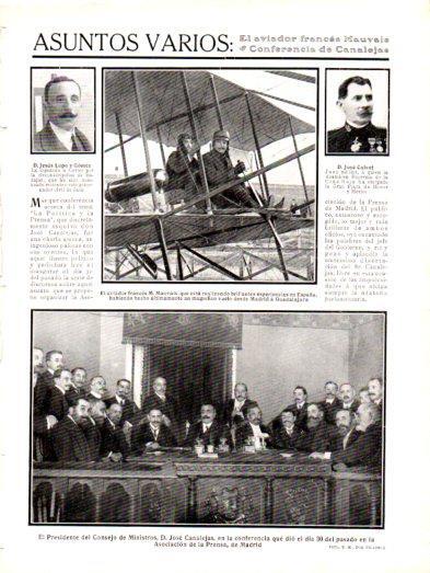 LAMINA V22951: Jose Canalejas en la Asociacion de Prensa de Madrid