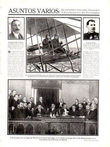 LAMINA V22951: Jose Canalejas en la Asociacion de Prensa de Madrid