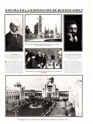 LAMINA V22949: España en la Exposicion de Buenos Aires