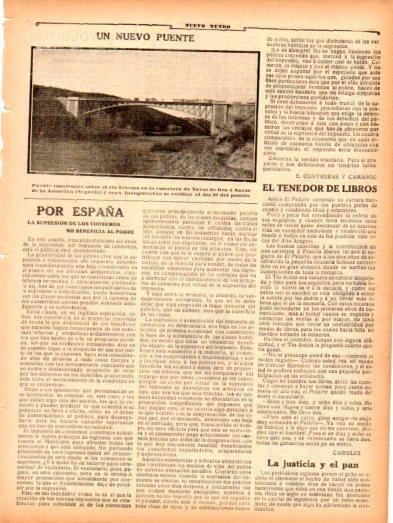 LAMINA V22944: Puente sobre el rio Eresma en la carretera de Navas de Oro