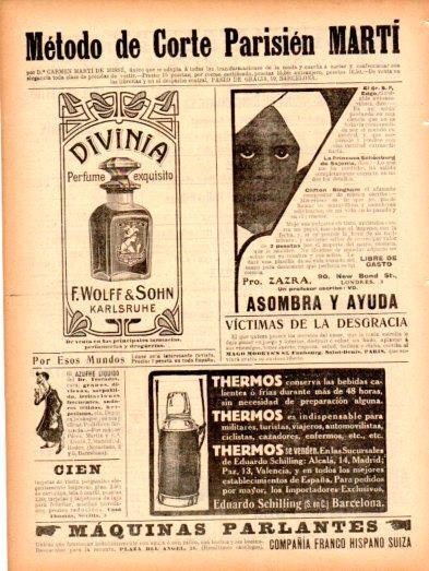 LAMINA V22955: Publicidad perfume Divina