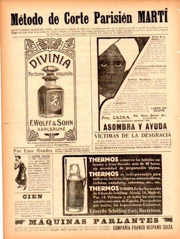 LAMINA V22955: Publicidad perfume Divina