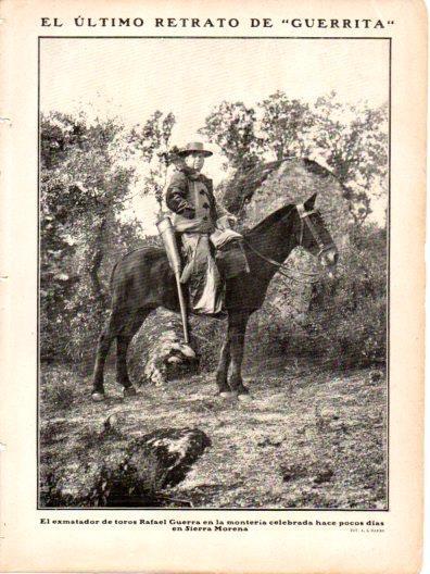 LAMINA V22997: Rafael Guerra Guerrita en Sierra Morena 