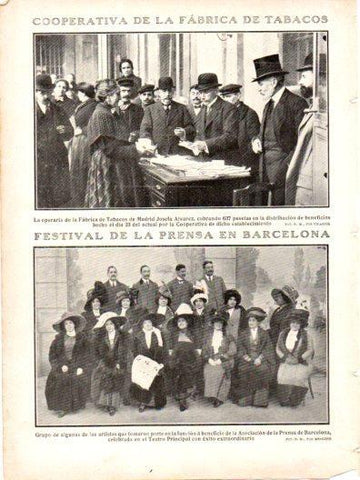 LAMINA V22993: Festival de la Prensa en el Teatro Principal de Barcelona