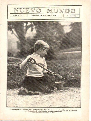 LAMINA V22989: La infantita Isabel hija del infante Don Carlos