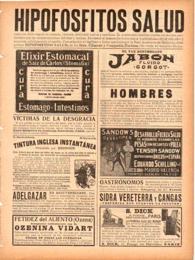 LAMINA V22985: Publicidad Ozenina Vidart 