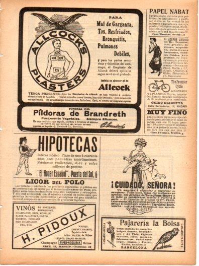 LAMINA V22984: Publicidad Licor del Polo