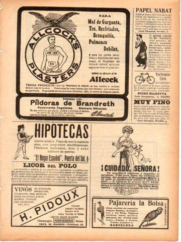 LAMINA V22984: Publicidad Licor del Polo