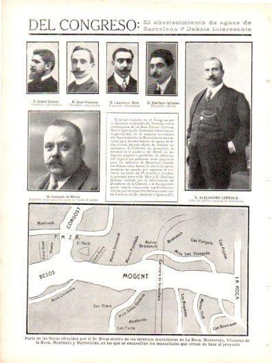 LAMINA V22976: El abastecimiento de aguas a Barcelona