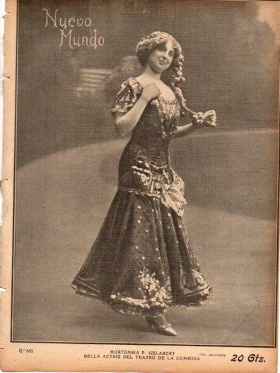 LAMINA V22973: Portada revista Nuevo Mundo num. 885 de 1910