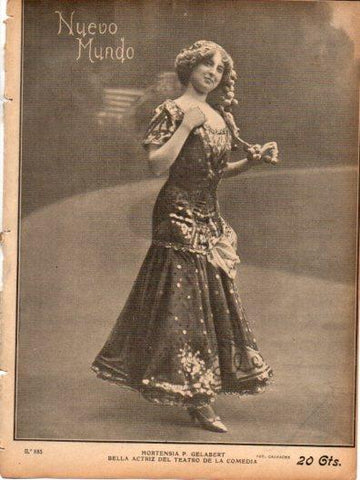 LAMINA V22973: Portada revista Nuevo Mundo num. 885 de 1910