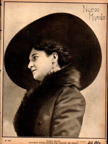 LAMINA V22939: Portada revista Nuevo Mundo num. 883 de 1910