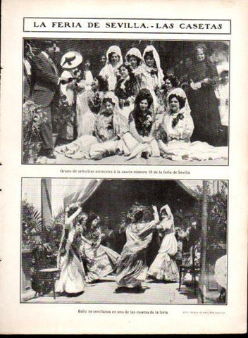 LAMINA V22906: Las casetas de la Feria de Sevilla