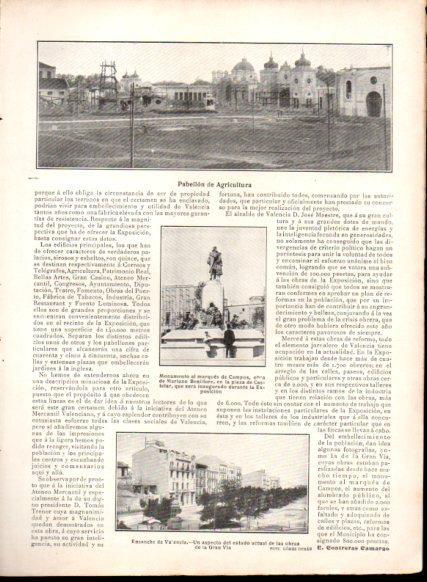 LAMINA V22903: Pabellon de Agricultura de la Exposicion de Valencia