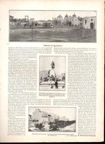 LAMINA V22903: Pabellon de Agricultura de la Exposicion de Valencia