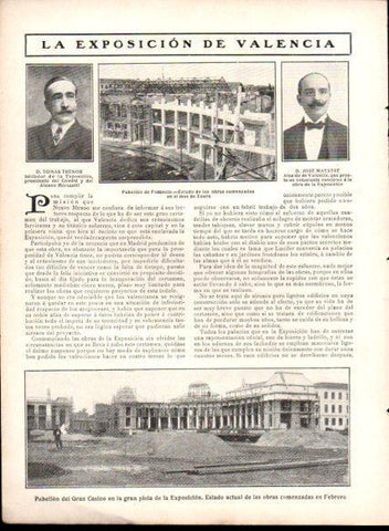LAMINA V22902: Pabellon del Gran Casino de la Exposicion de Valencia