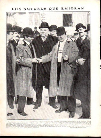 LAMINA V22888: Luis Arregui y los actores Carreras y Moncayo