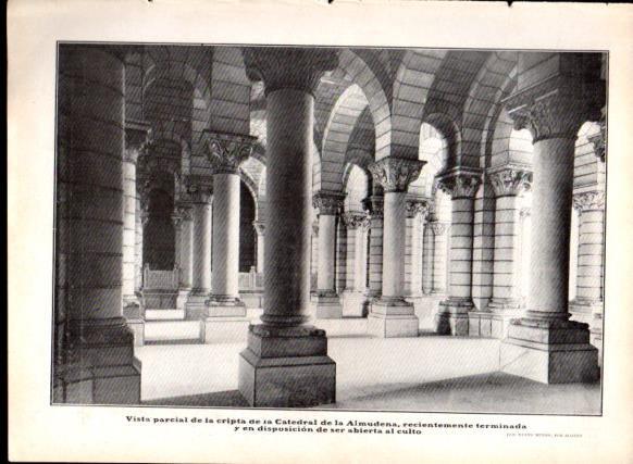 LAMINA V22885: Cripta de la catedral de La Almudena