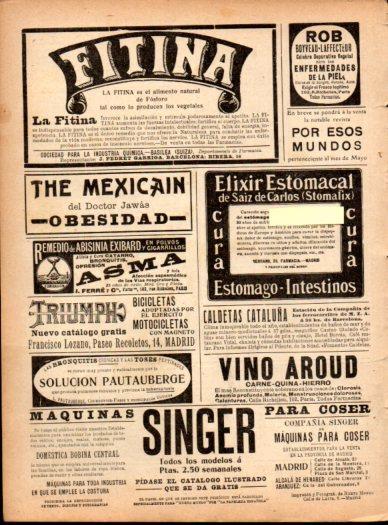 LAMINA V22911: Publicidad elixir estomaca de Saiz de Carlos Stomalix