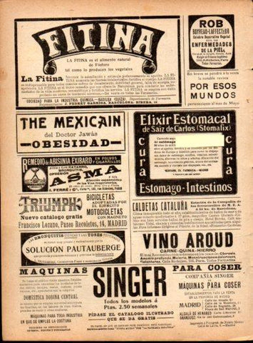 LAMINA V22911: Publicidad elixir estomaca de Saiz de Carlos Stomalix