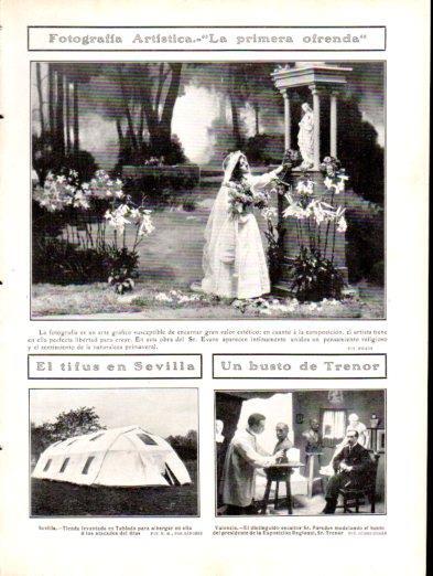 LAMINA V22934: Fotografia artistica La Primera ofrenda por Evans