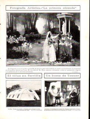 LAMINA V22934: Fotografia artistica La Primera ofrenda por Evans