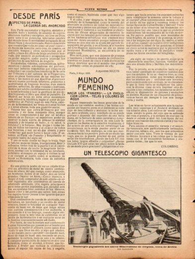 LAMINA V22931: Telescopio del nuevo Observatorio de Treptow, Berlin
